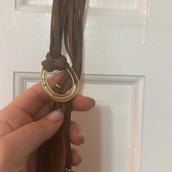 Chico’s leather necklace 22” - Picture 3 of 4